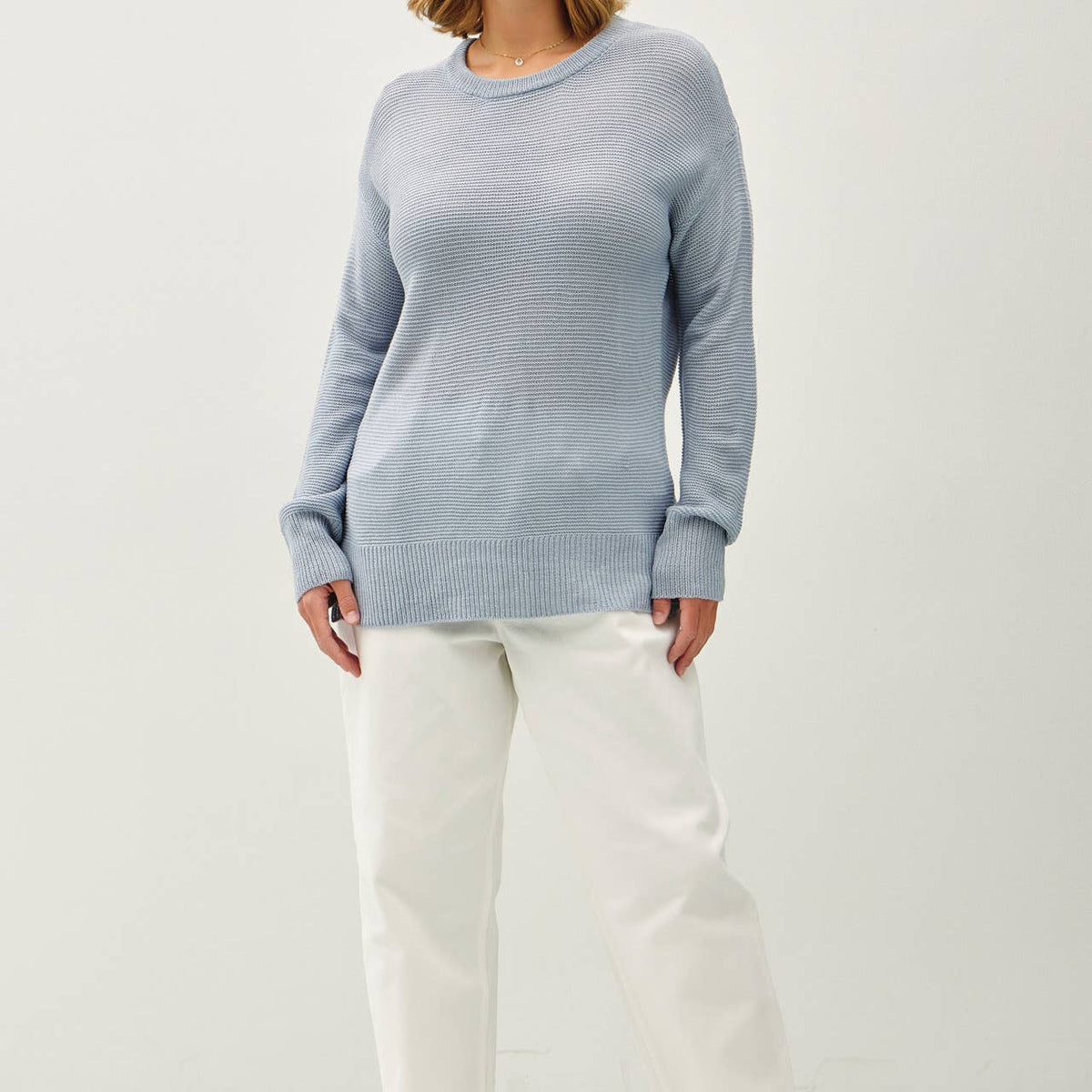Boyfriend Material Sweater- Curvy