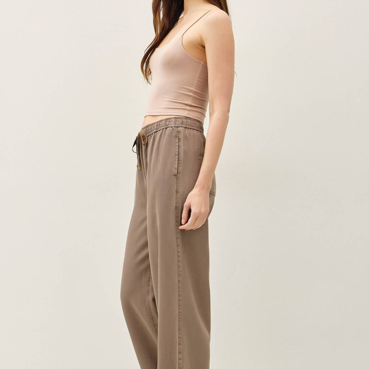 Tencel Wide Leg Pants
