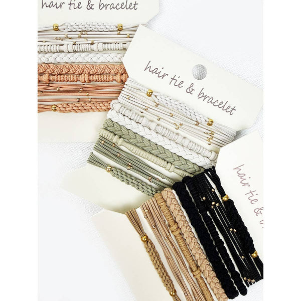 Boho Inspired Hair Tie Bracelets