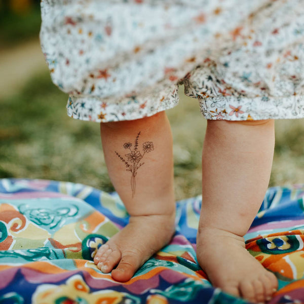 Daisy Temporary Tattoos