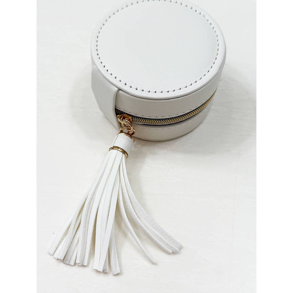 Love and Repeat - Mini PU Travel Jewelry Case