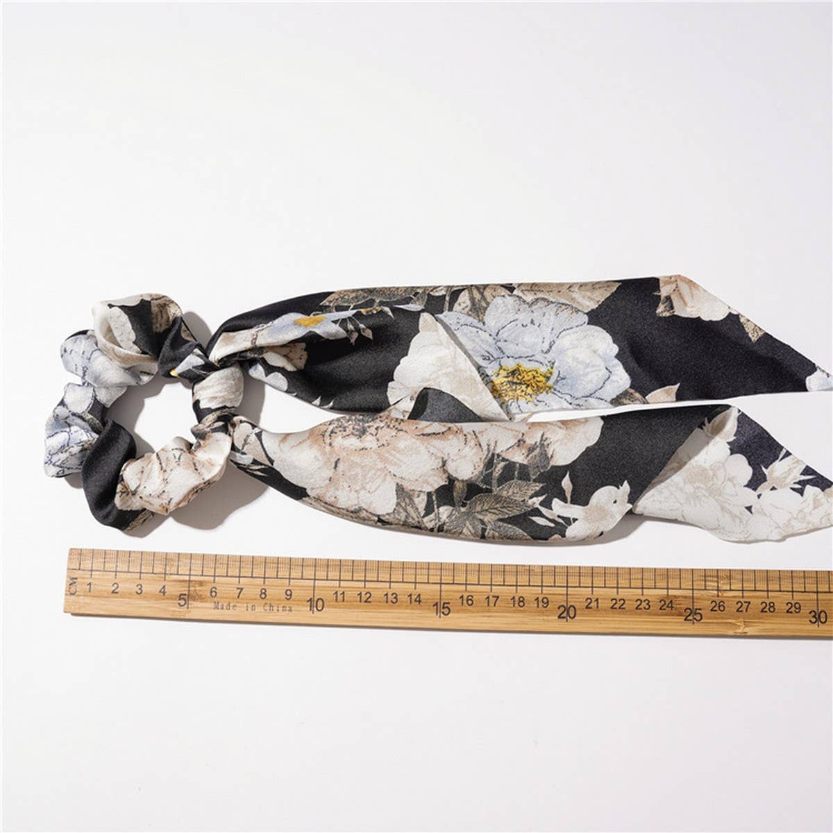 Floral Scrunchi with Tails