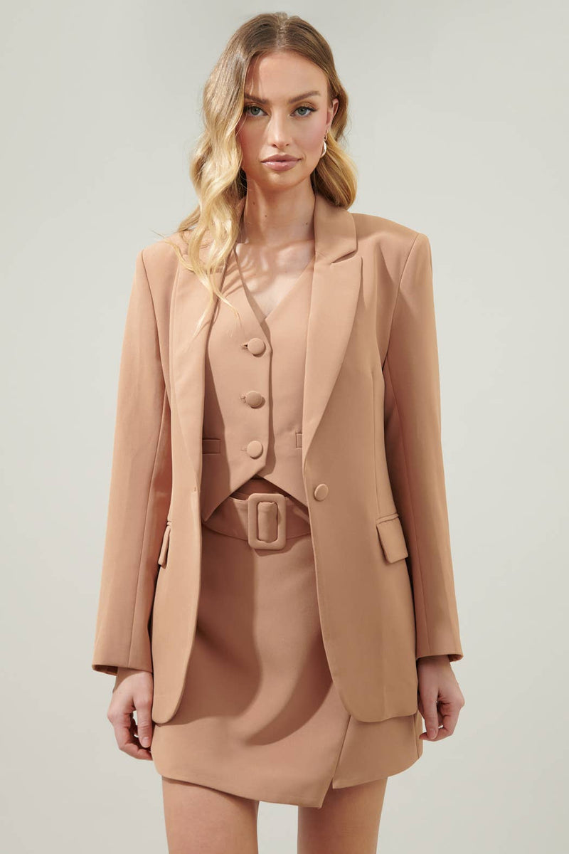 Chelsea Fitted Notch Lapel Blazer