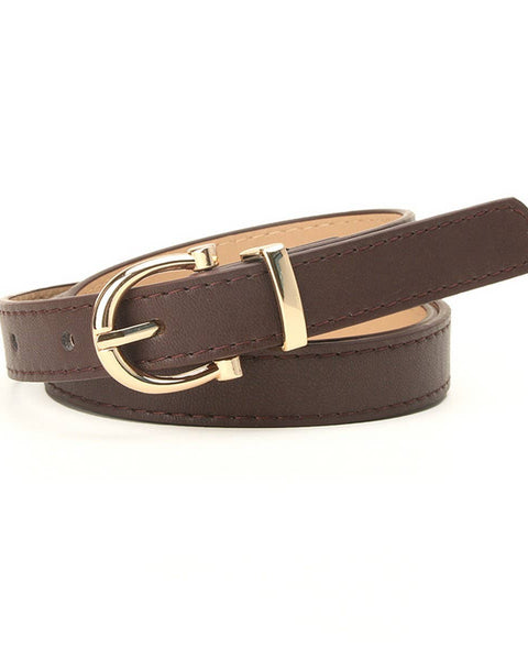 Classic Simple Thin Belt