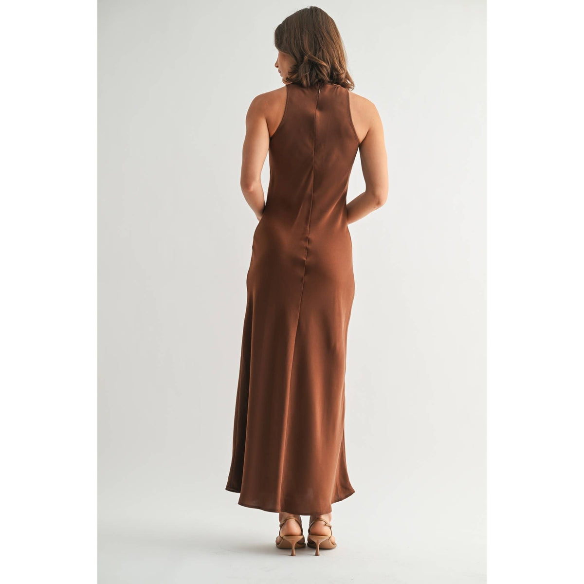 Satin Maxi Dress