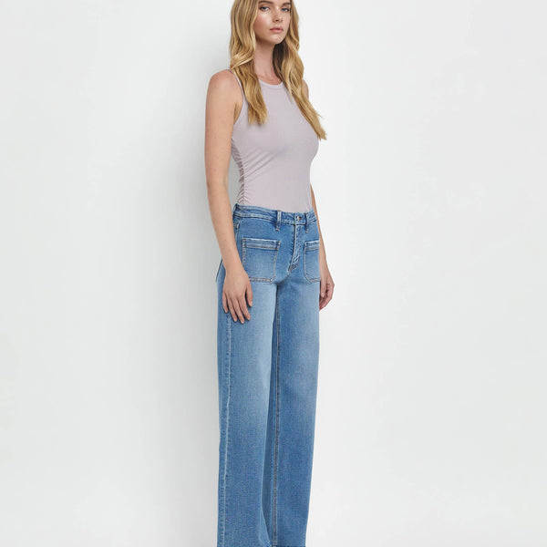 Lovervet - High Rise Wide Leg Jeans