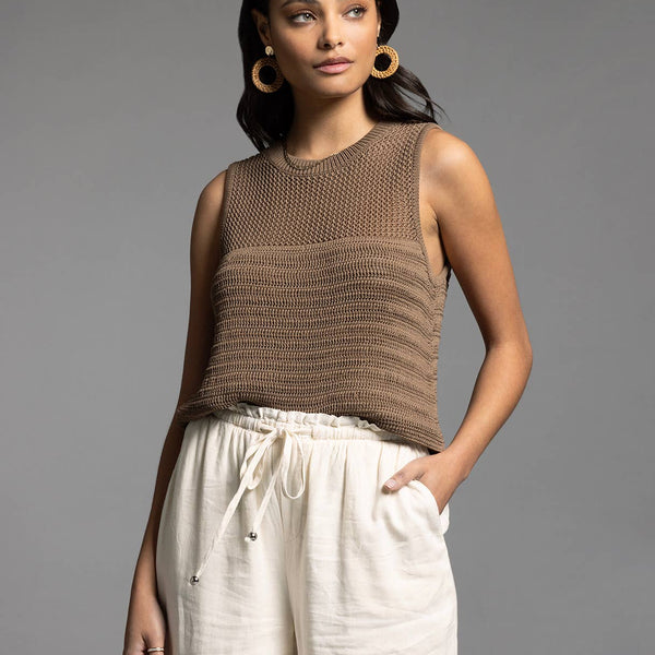 SAYRA TANK-Knit Tank