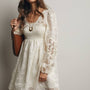 The Ada Embroidered Lace Mini Dress