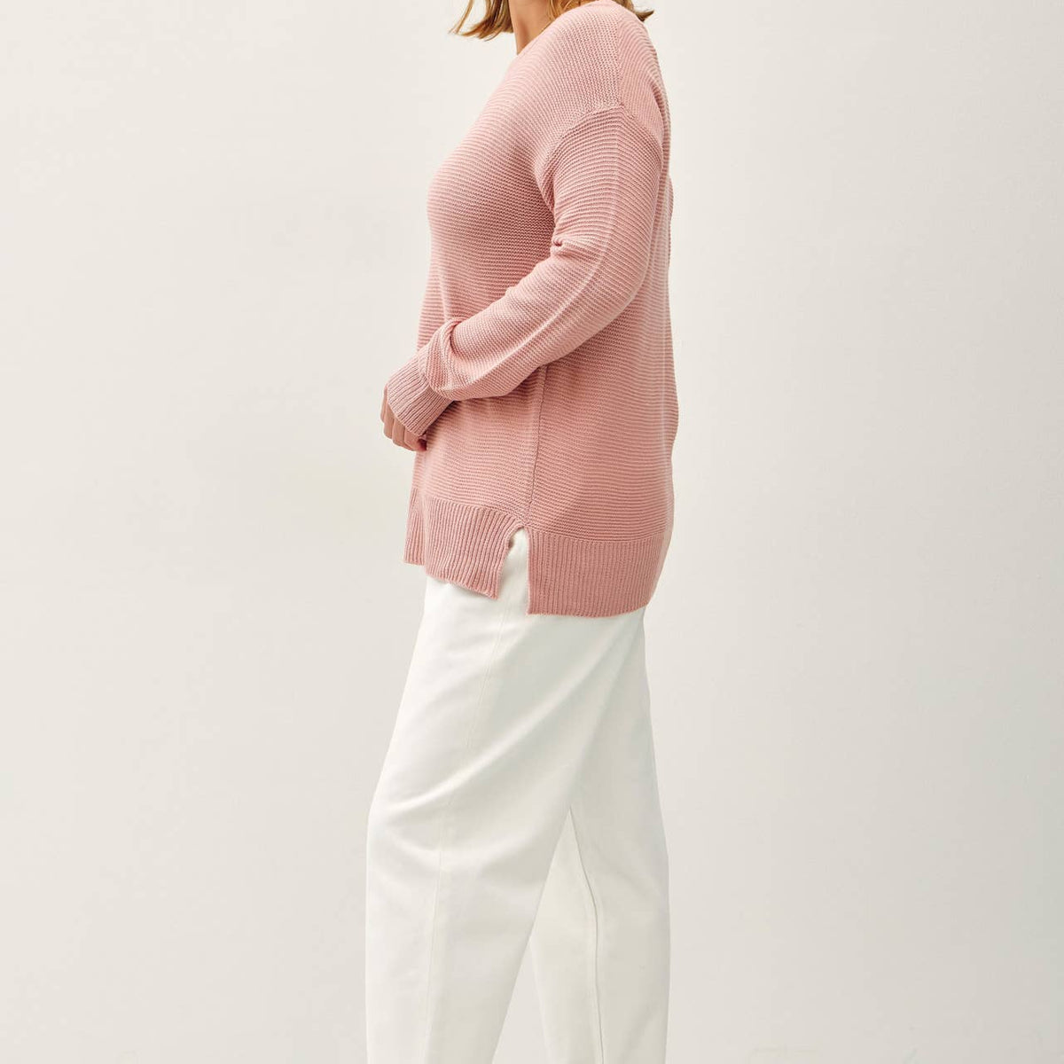 Boyfriend Material Sweater- Curvy