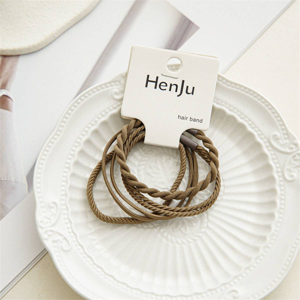Braided Elastic Hair Ties Set