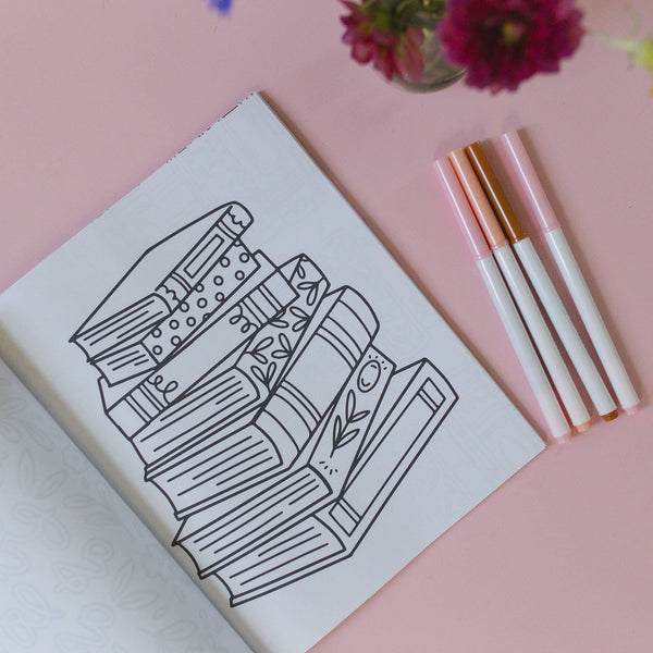 Book Lover Coloring Book