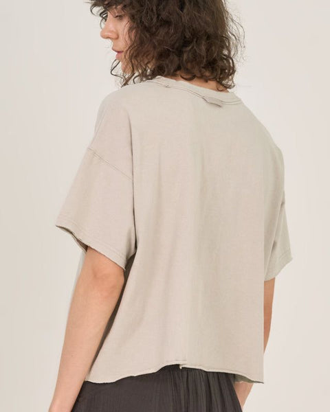 Raw Boxy Cut Tee