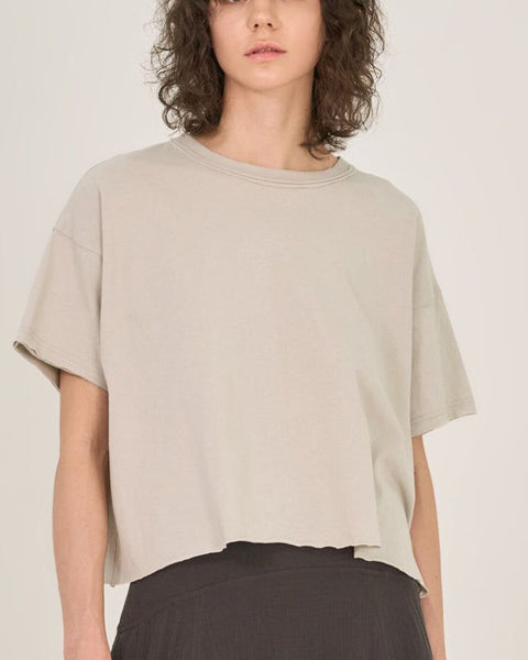 Raw Boxy Cut Tee