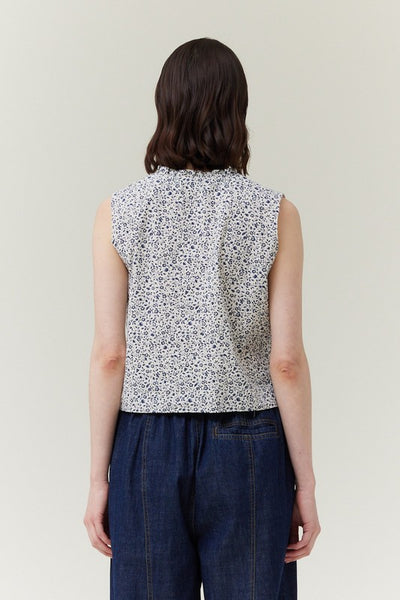 Paisley Raw Edge Top