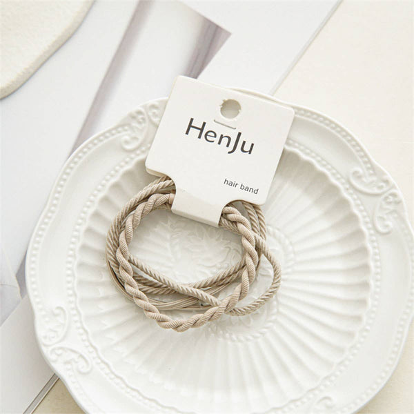 Braided Elastic Hair Ties Set