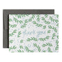 Greenery Thank You Greeting Card