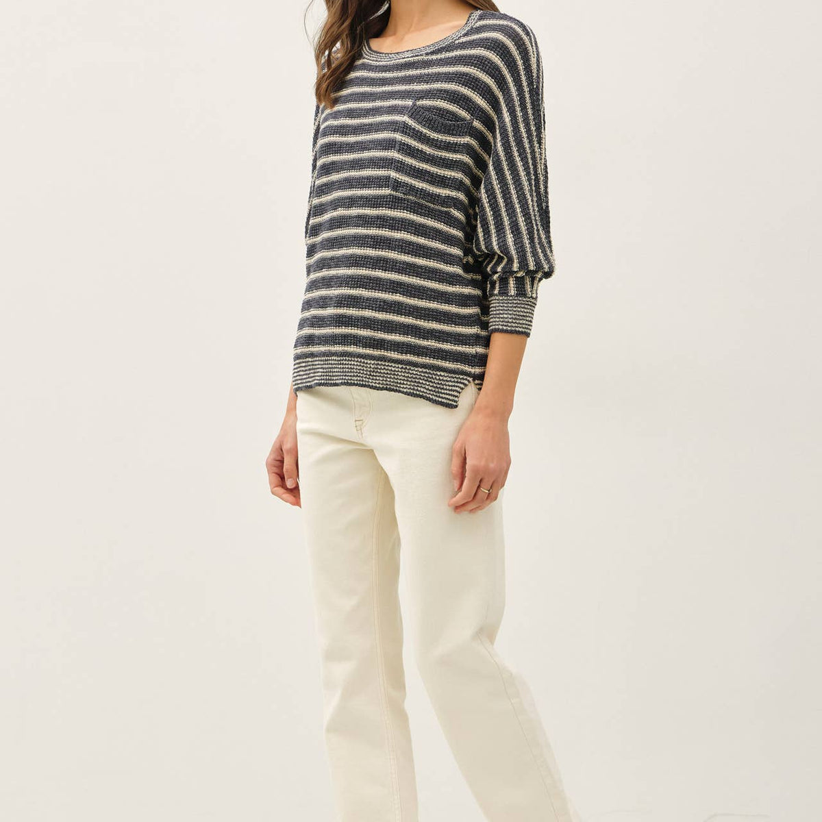 Waffle Knit Dolman Sweater