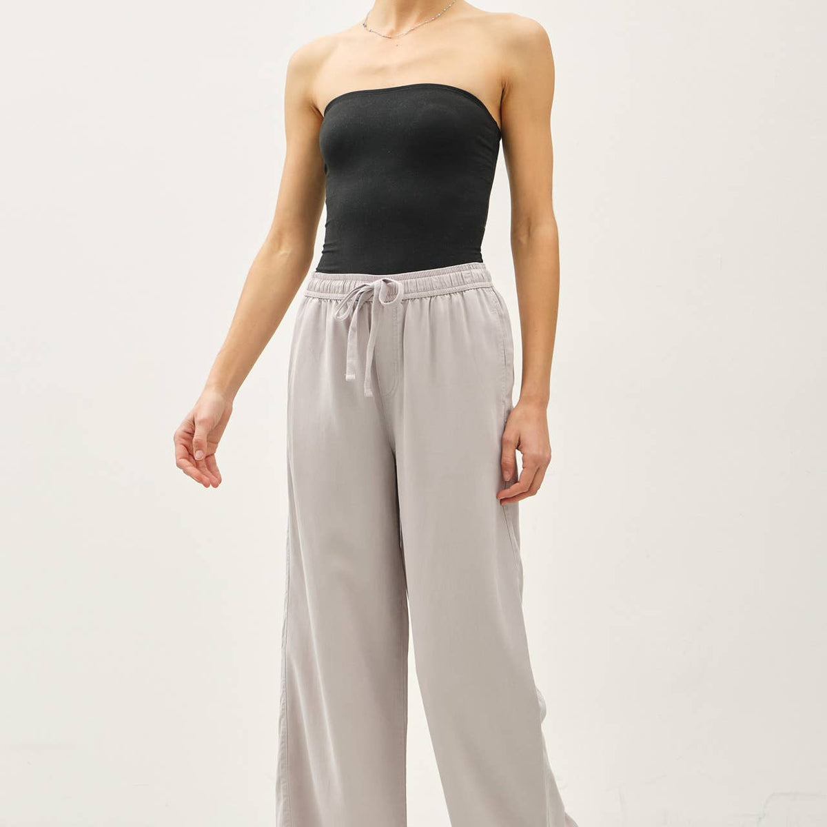 Tencel Wide Leg Pants