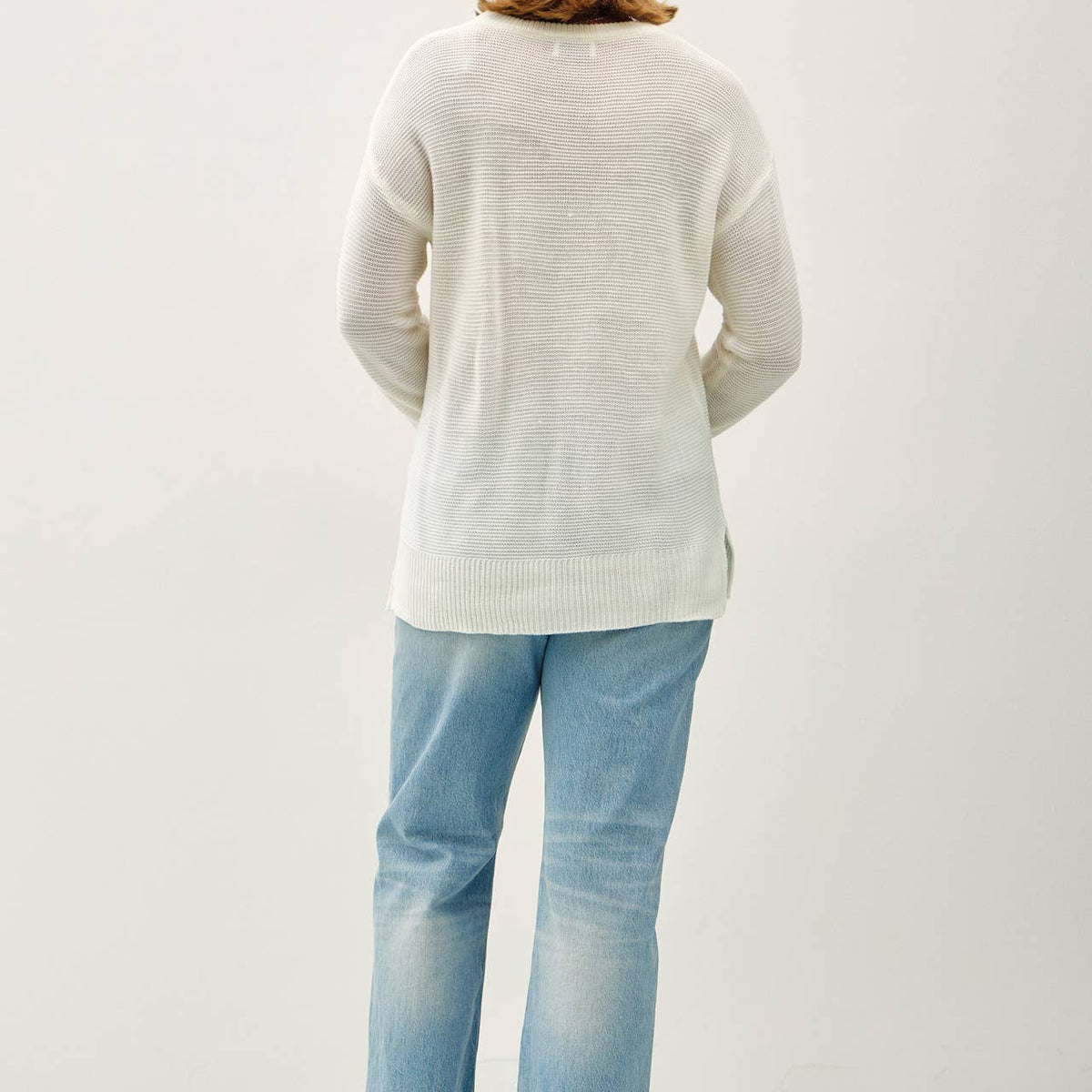 Boyfriend Material Sweater- Curvy