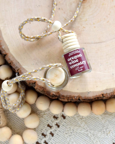 Wandering Pines Cottage - Hanging Car Diffuser 8 ml Oregon Wine Country