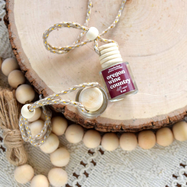 Wandering Pines Cottage - Hanging Car Diffuser 8 ml Oregon Wine Country