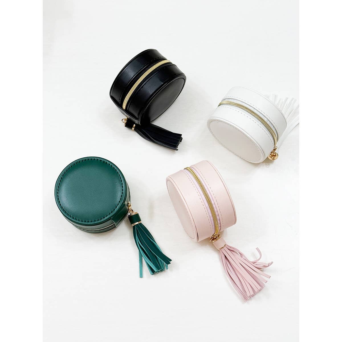 Love and Repeat - Mini PU Travel Jewelry Case