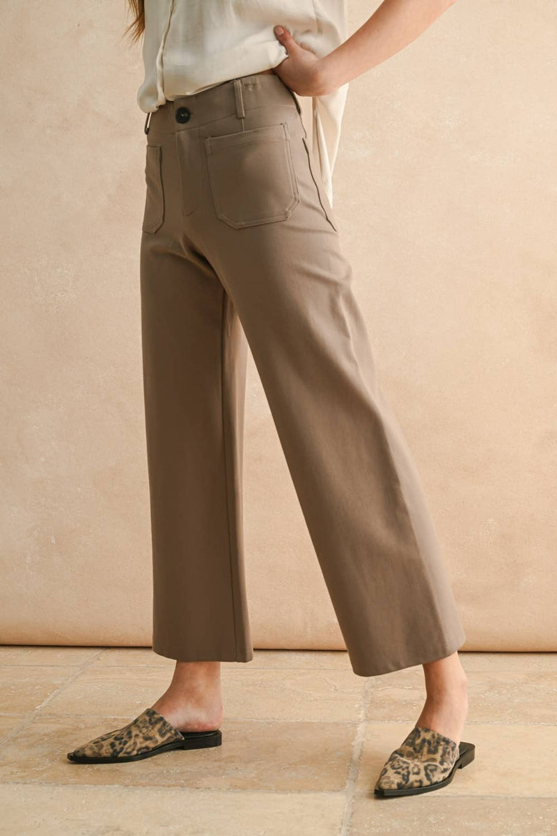 2 Pocket Ponte Pants- Miou Muse