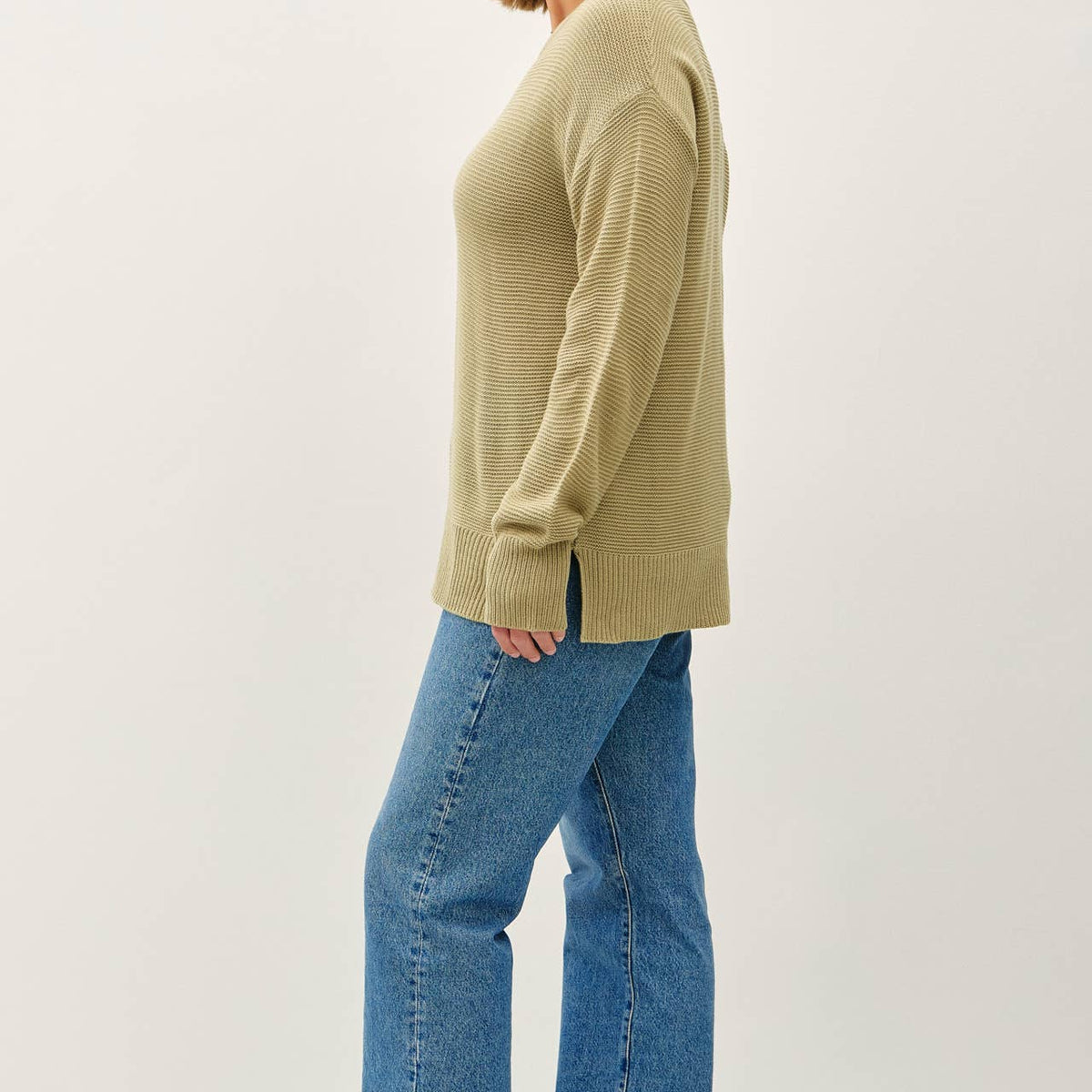 Boyfriend Material Sweater- Curvy