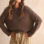 Round Neck Knitted Sweater