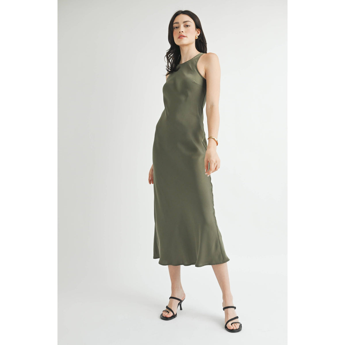 Satin Maxi Dress