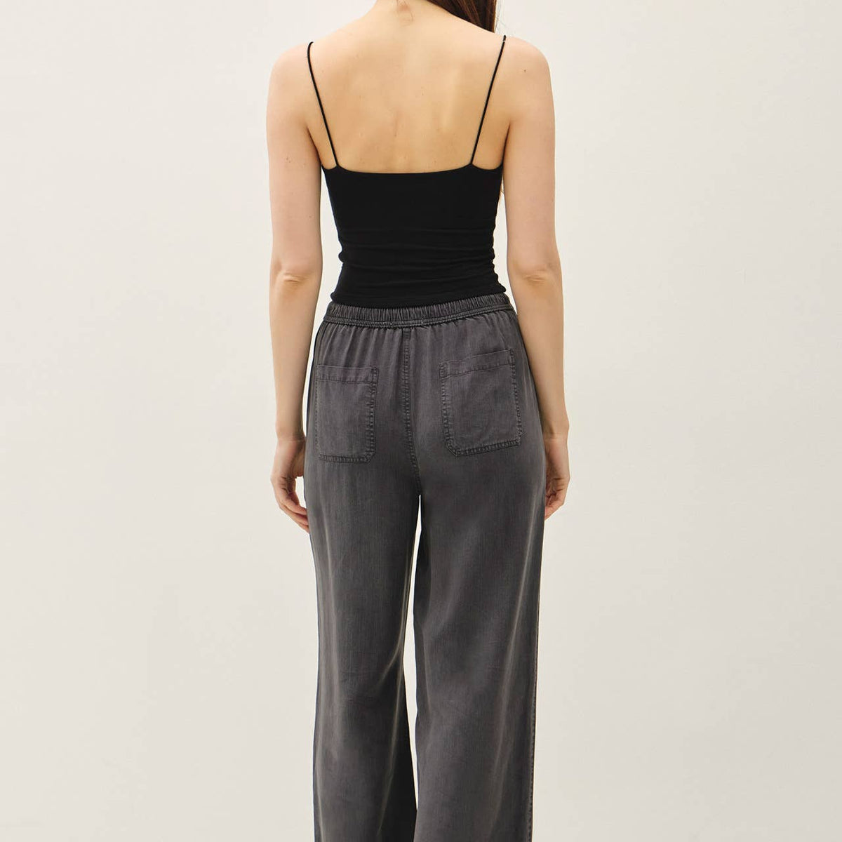 Tencel Wide Leg Pants