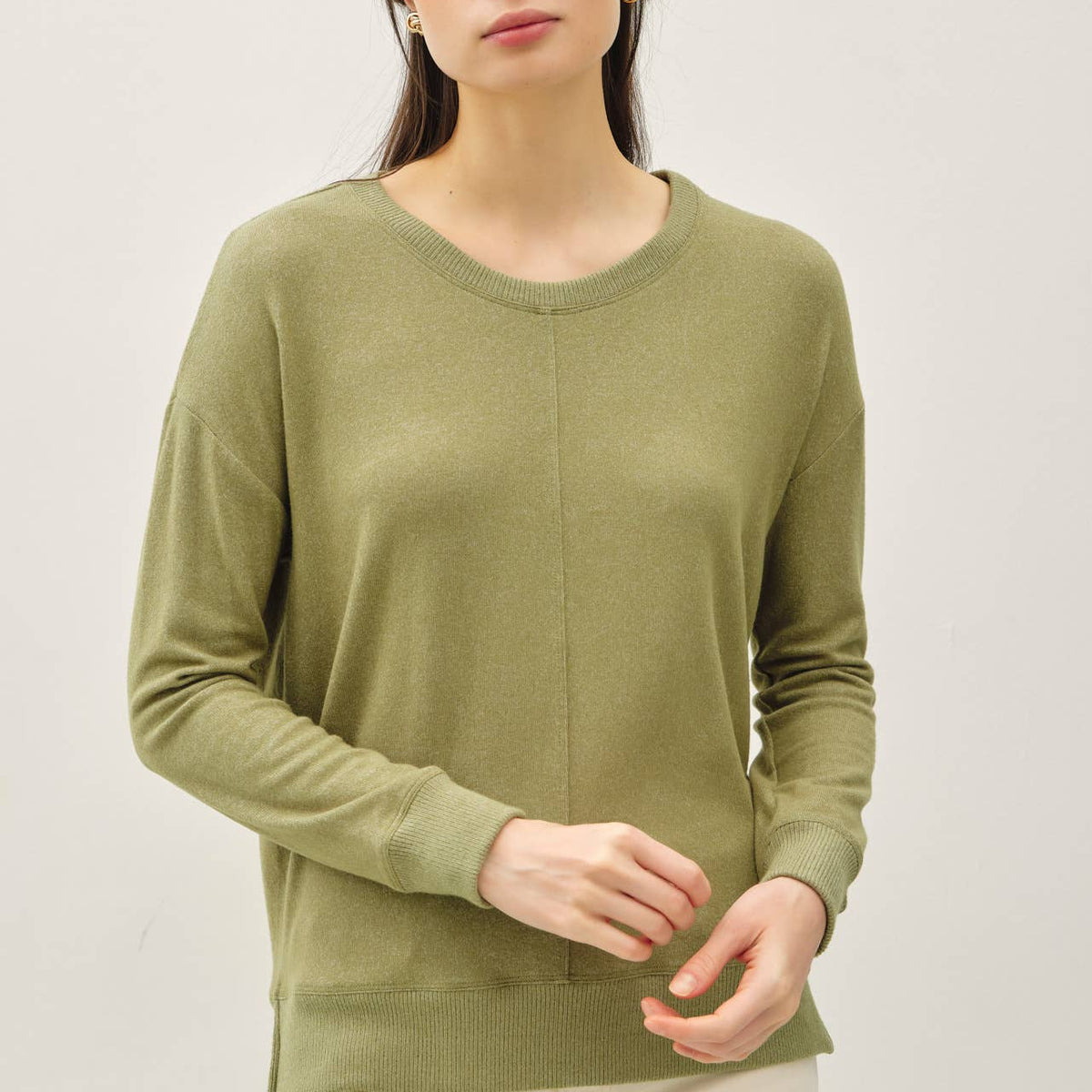 Buttery Hacci Brushed Knit Top