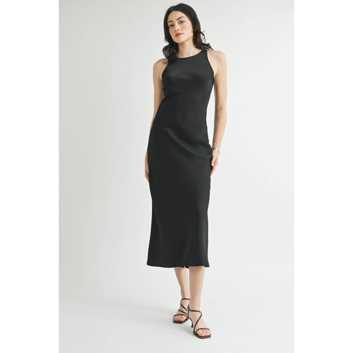 Satin Maxi Dress
