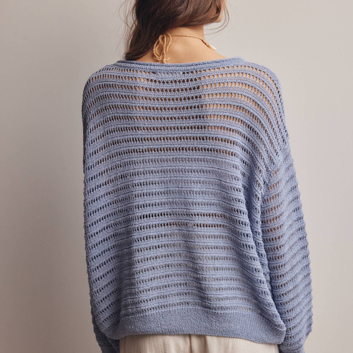 Callie Knit Stripe Sweater Top