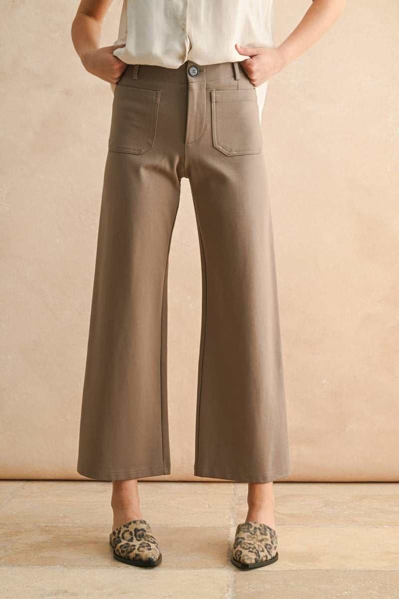 2 Pocket Ponte Pants- Miou Muse