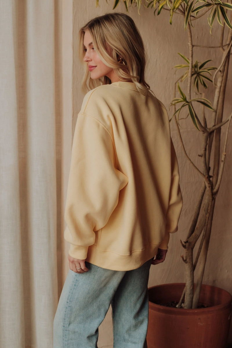 Yellow & Navy Midwest Super Soft Sweatshirt