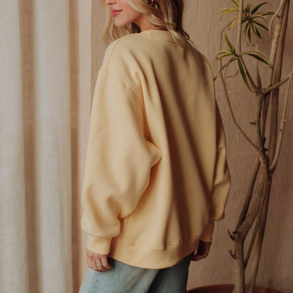 Yellow & Navy Midwest Super Soft Sweatshirt