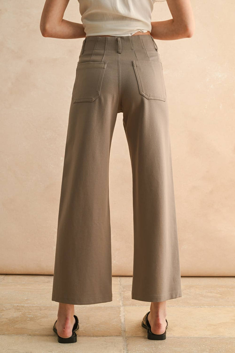 2 Pocket Ponte Pants- Miou Muse
