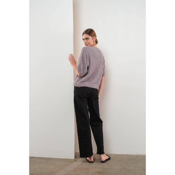 Keira Textured Puff Sleeve Sweater