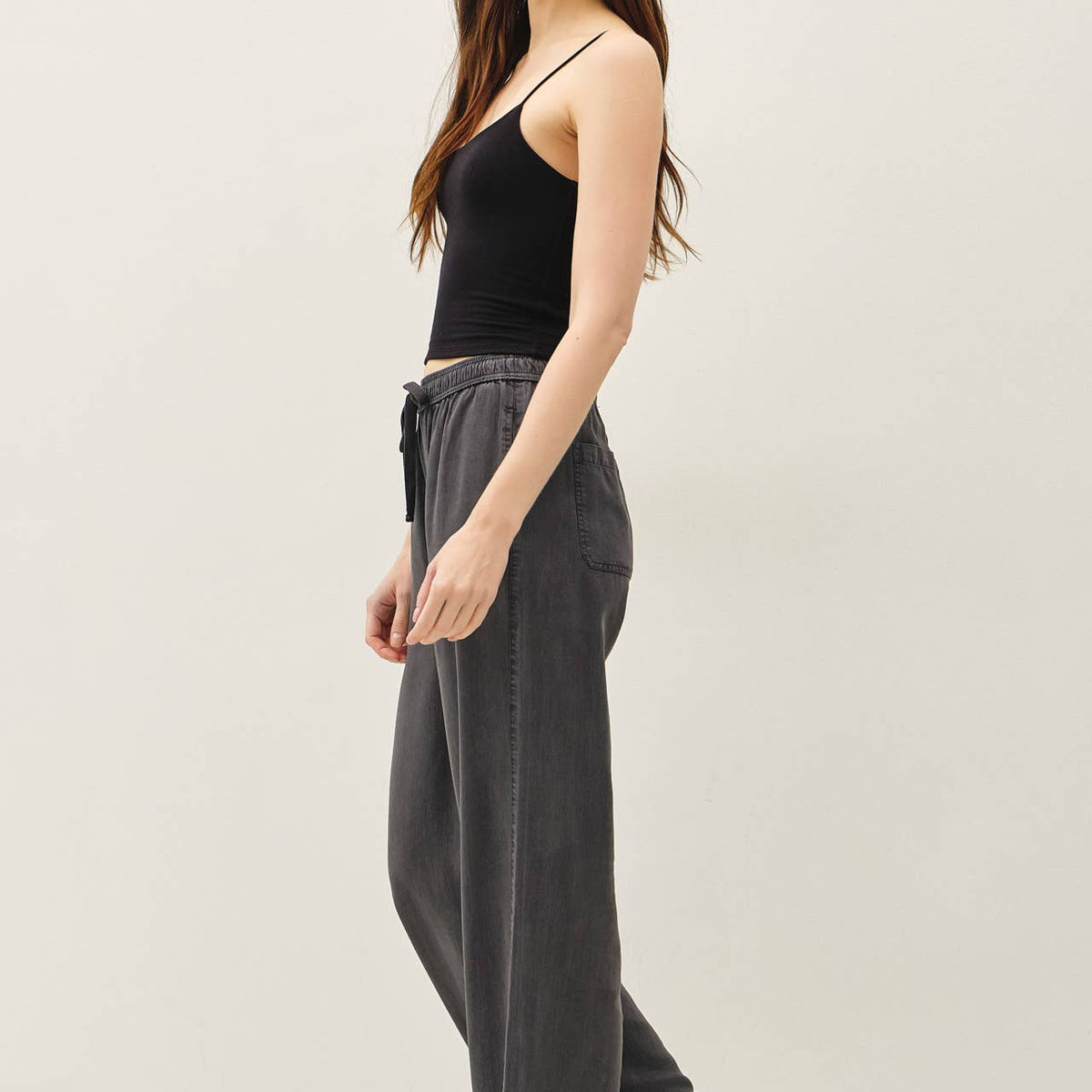 Tencel Wide Leg Pants