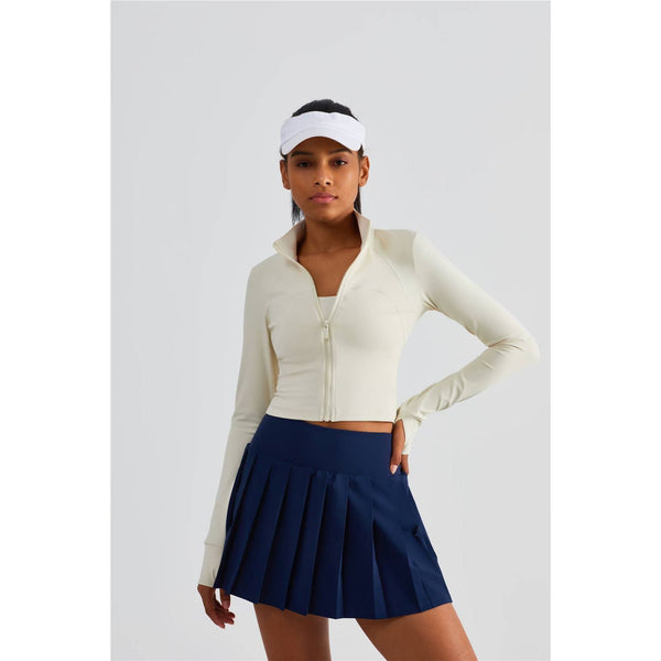 Evelyn Cropped Zip Jacket