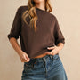 Gewn Short Sleeve Sweater Top