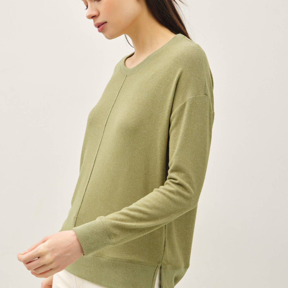 Buttery Hacci Brushed Knit Top