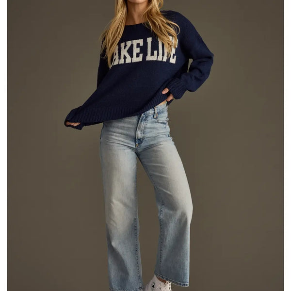 Lake Life Graphic Sweater