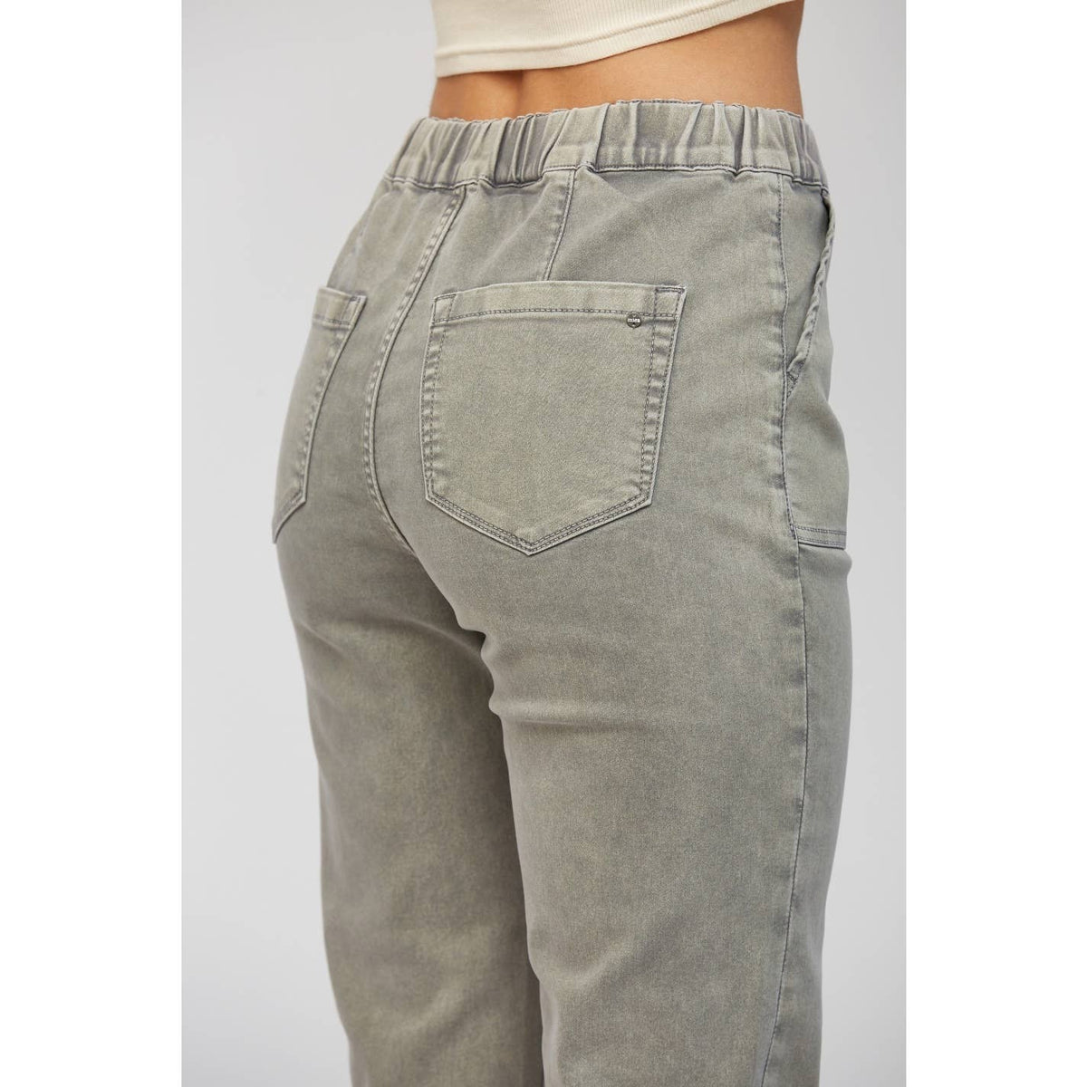 Mica Denim - High Rise Jogger Crop