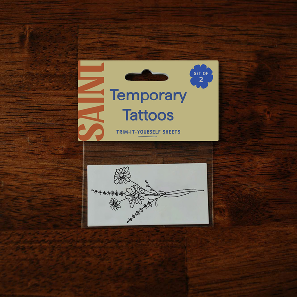 Daisy Temporary Tattoos