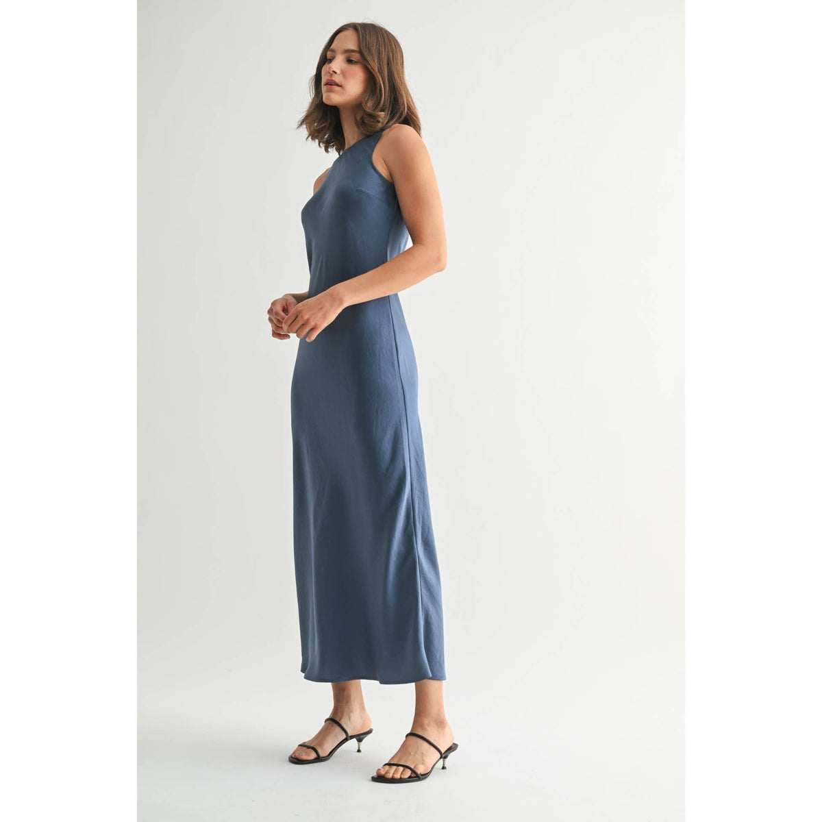 Satin Maxi Dress