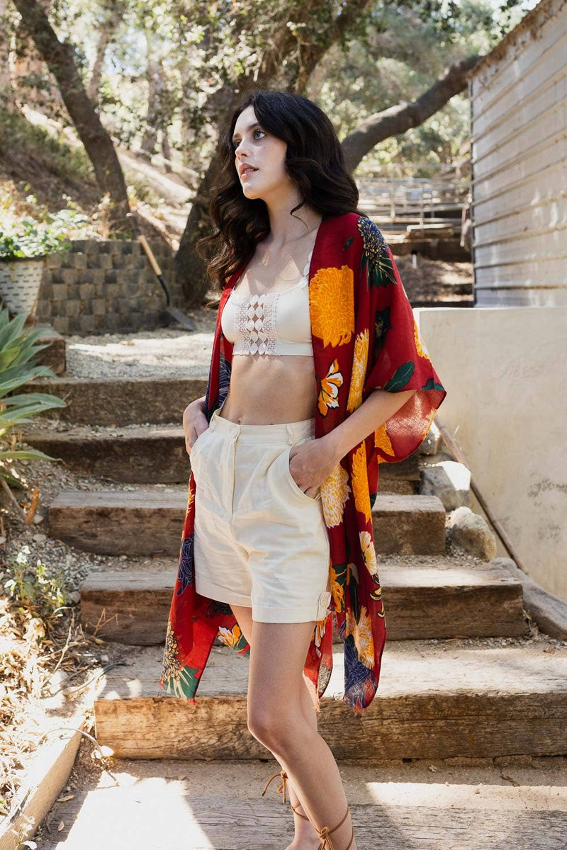 Stella Floral Kimono