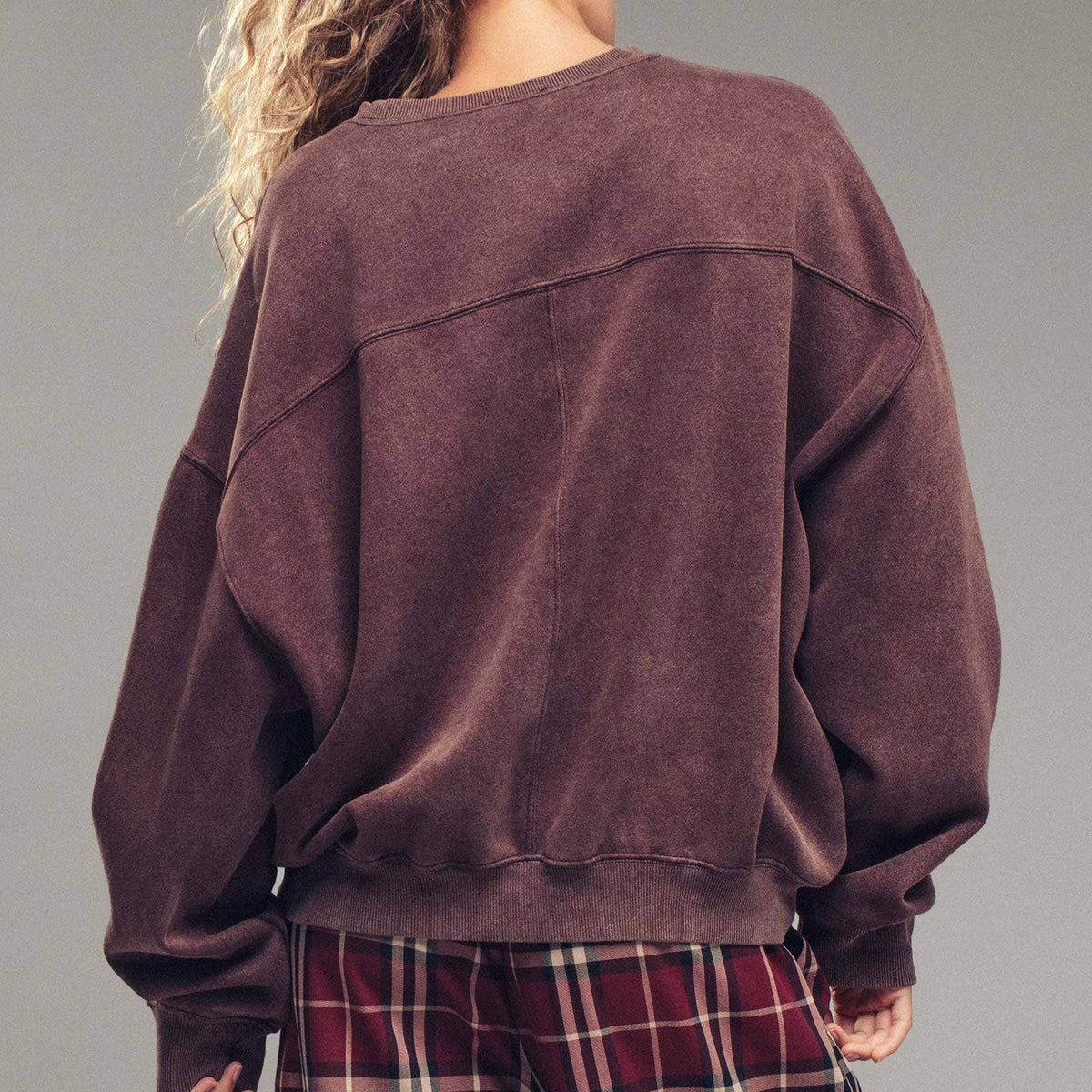 Pigment Washed Relaxed Fit Sweatshirt