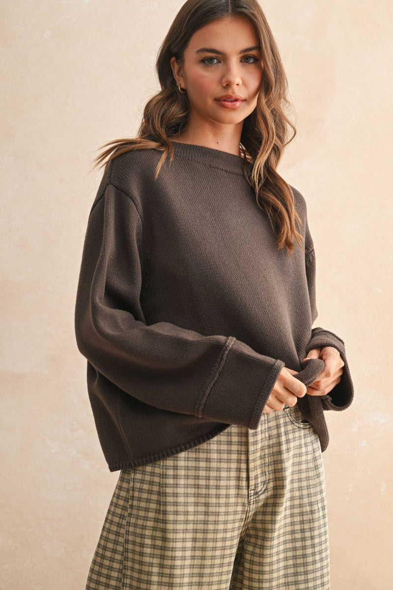 MIOU MUSE - SWEATER TOP